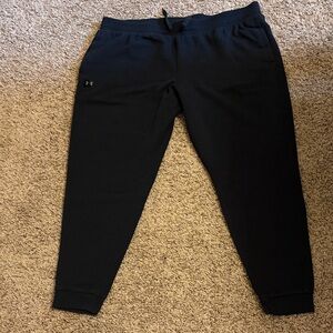 Men’s Under Armour 3XL Black Cotton Joggers